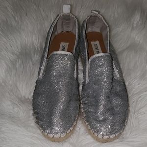 Steve❣ Madden silver poppi sequined